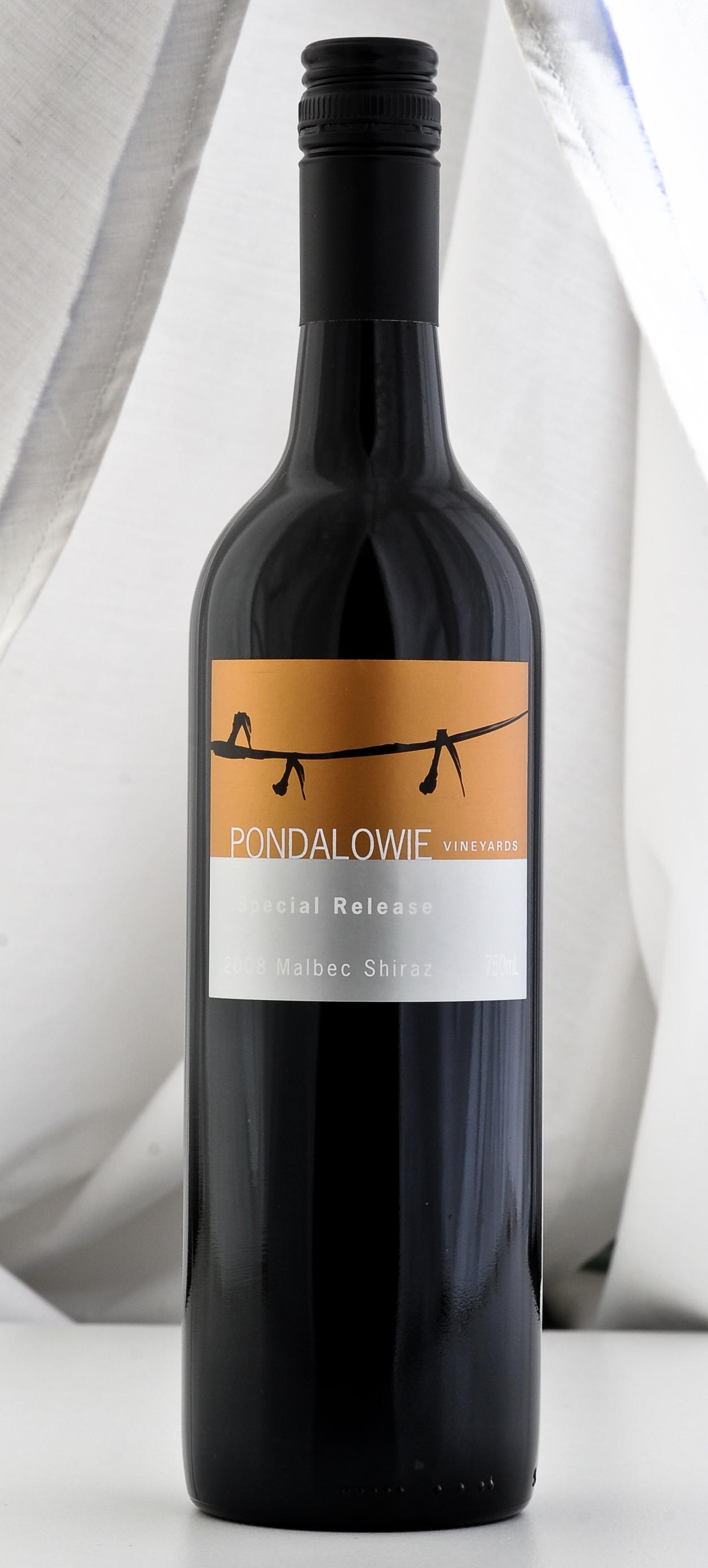 Pondalowie Vineyards Special Release Malbec Shiraz 2008 